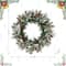 Glitzhome® 24" Christmas Pinecone, Leaf & Berry Wreath